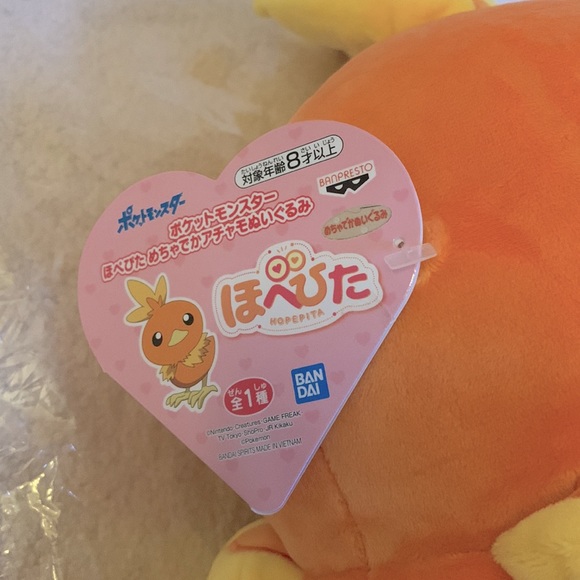 POKEMON TORCHIC PLUSHIE [NWT - From Japan] - Picture 5 of 7